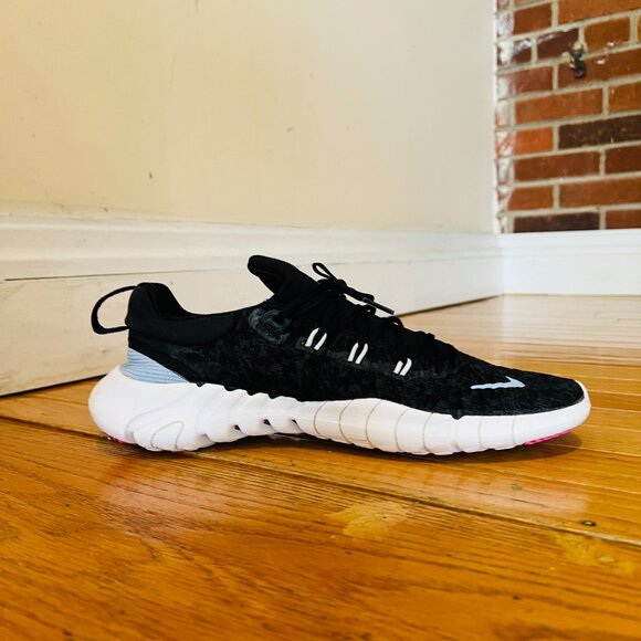 NIKE Free Run 5.0 Next Nature Mesh Sneakers Black Mens 9.5 - Picture 8 of 16